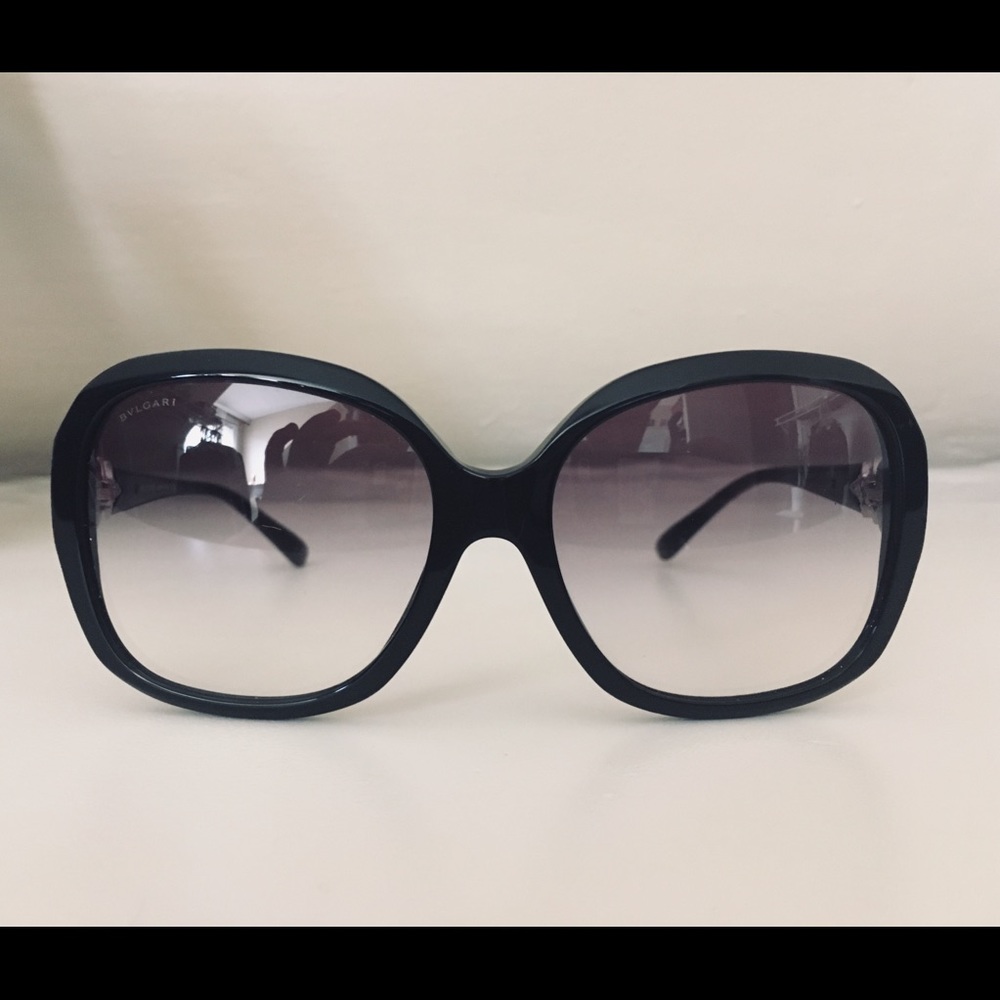 Bulgari sunglasses, case, cloth